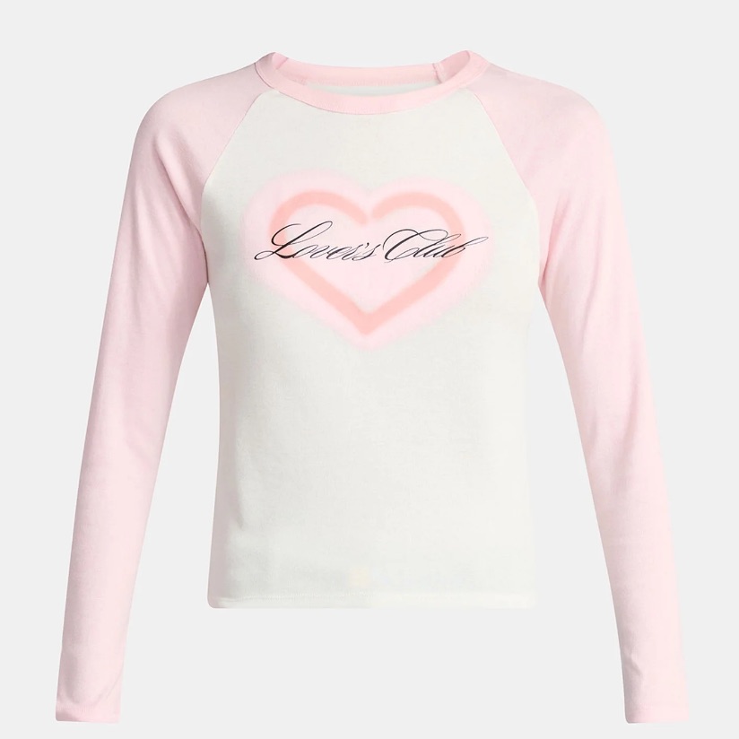No Boundaries Baby Graphic Tee With Long Raglan Sleeves